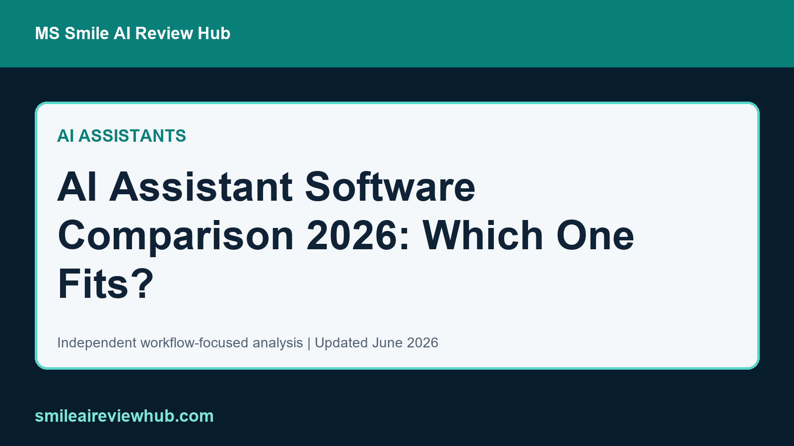 AI Assistant Software review 2026 feature image