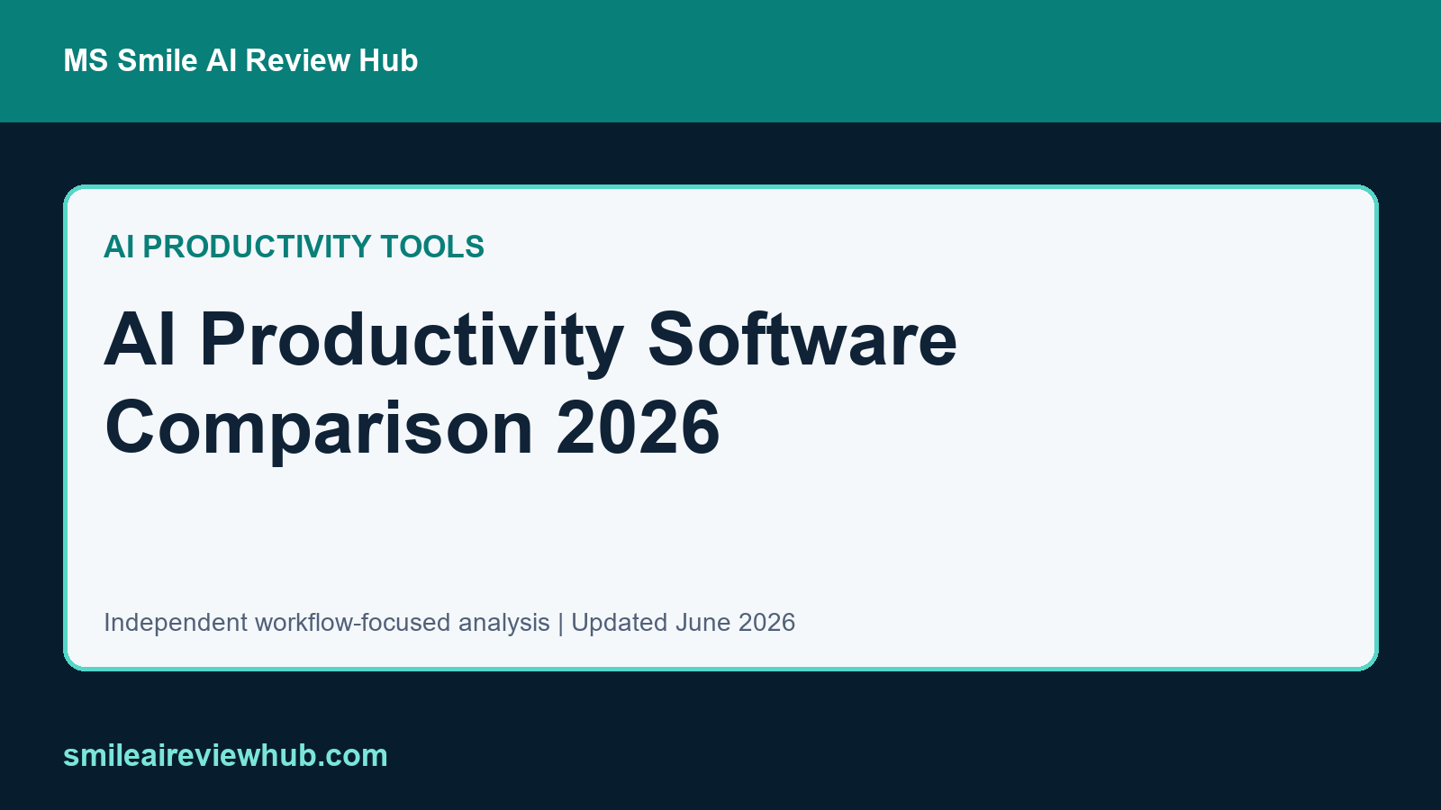 AI Productivity Software review 2026 feature image