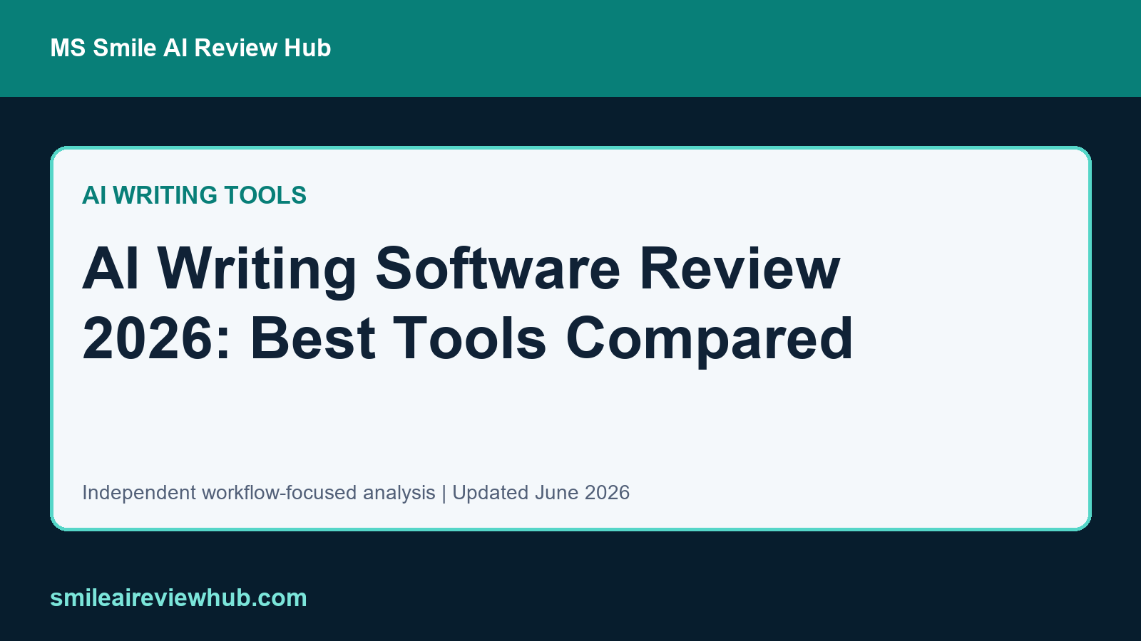 AI Writing Software review 2026 feature image