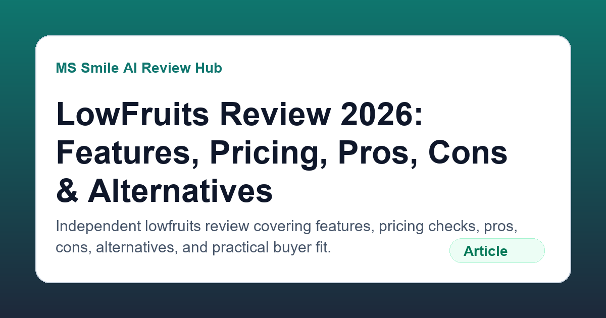 LowFruits review 2026 feature image