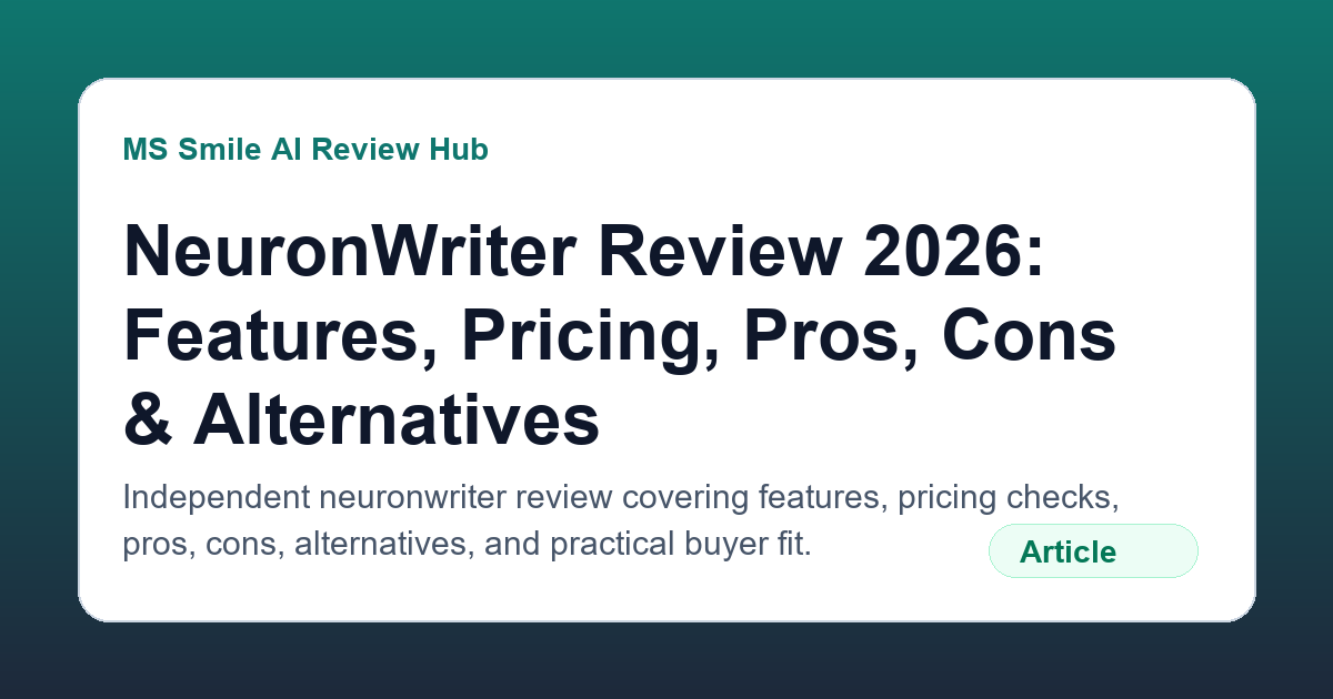 NeuronWriter review 2026 feature image