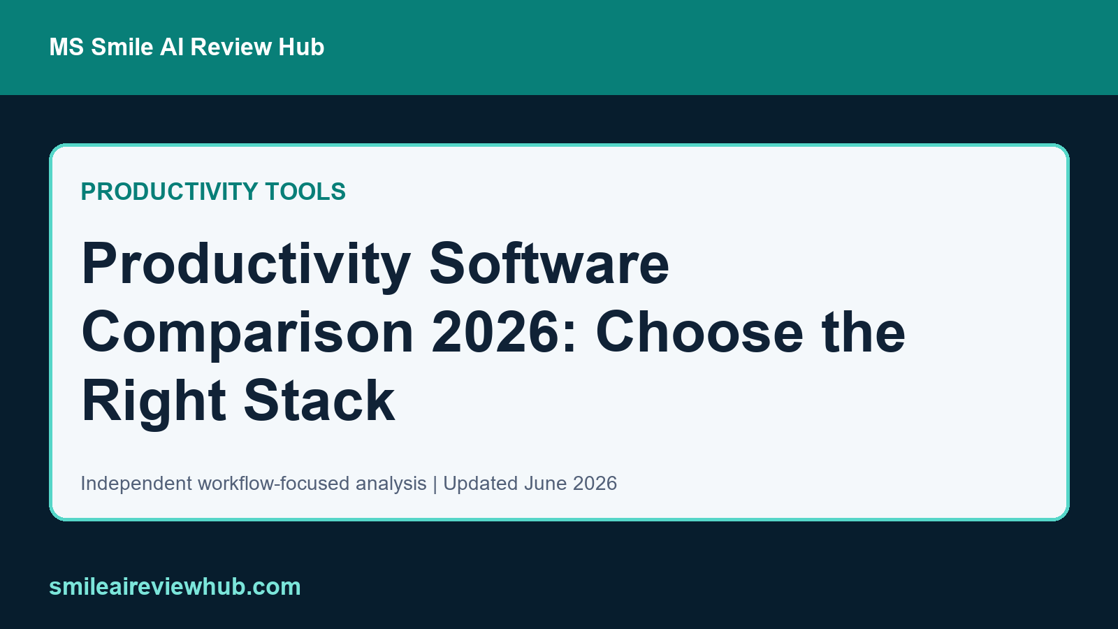 Productivity Software review 2026 feature image